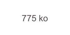 775 ko